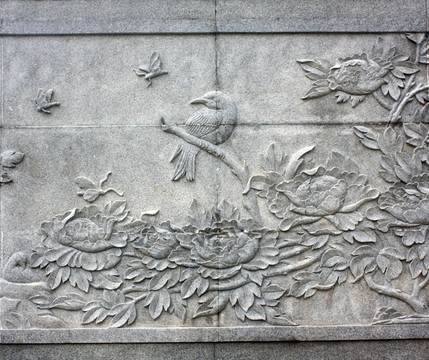 國(guó)色天香浮雕