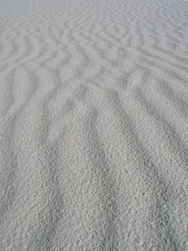 白色的沙浪
