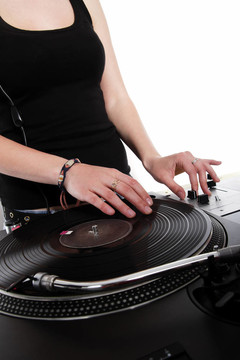 女性嘻哈DJ刮記錄
