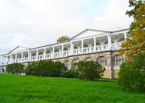 在Tsarskoe Selo的宮殿。
