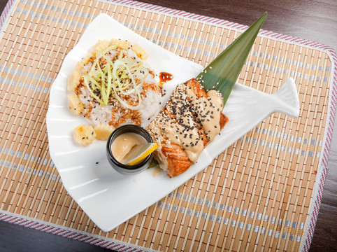 奶油米飯和奶油醬