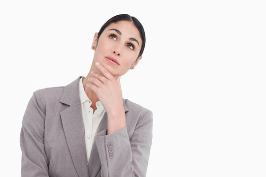 女商人在思想