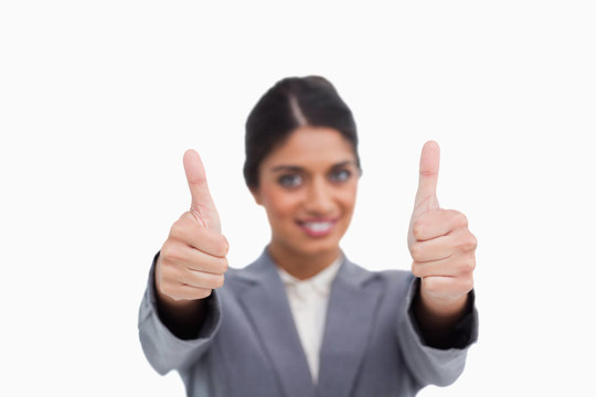 女性企業(yè)家給予的贊許