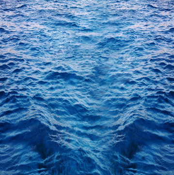藍(lán)色的波浪