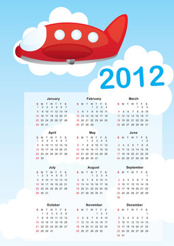 日歷2012