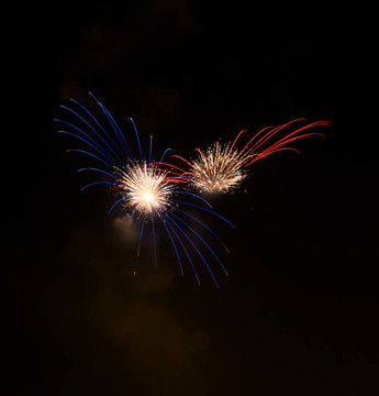 夜空中的煙花