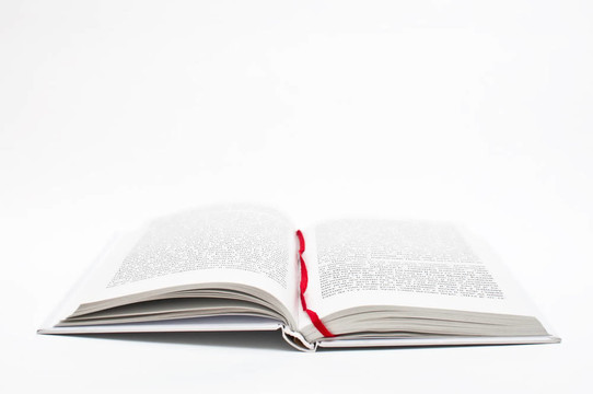 打開的書