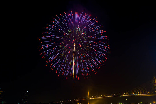 夜空中的煙花