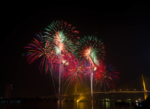 夜空中的煙花