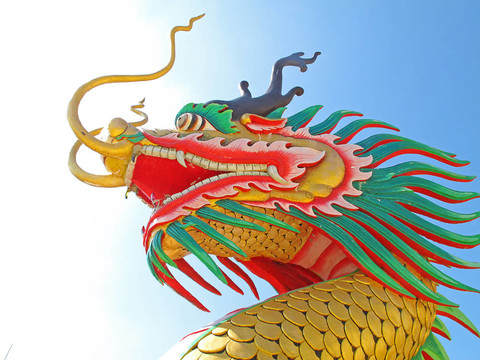 龍的雕像