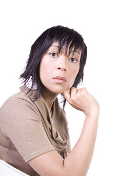 接近一個美麗的亞洲女孩