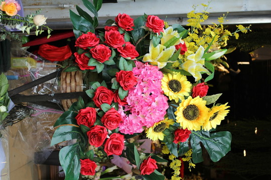 鮮花 花店 假花