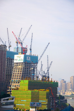 樓房建筑施工