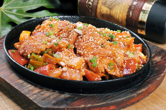 鐵板五花肉