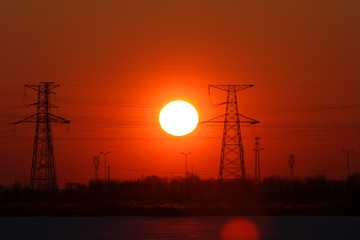 供電 高壓線 電塔 輸電 能源