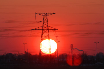 供電 高壓線 電塔