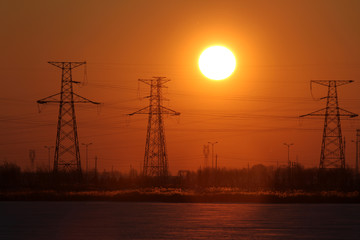 供電 高壓線 電塔 輸電 能源