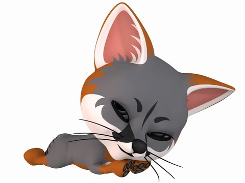 香椿的灰色狐貍