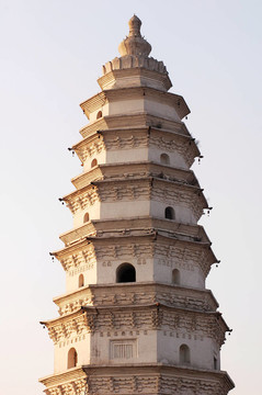 在中國古代的白塔
