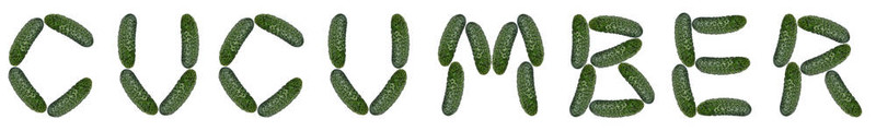 黃瓜；字母