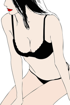 性感女性形式