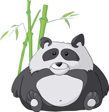 卡通熊貓