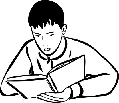 男孩讀一本書大綱