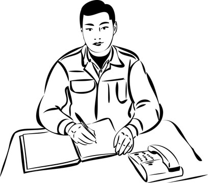 男人在桌子上寫(xiě)著一本筆記本