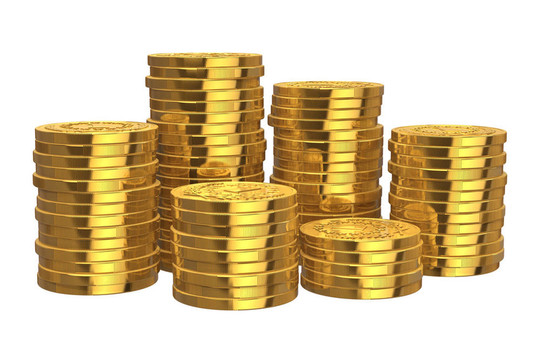 成堆的金幣
