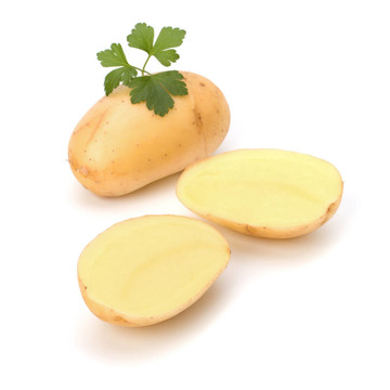 新土豆和綠色香菜