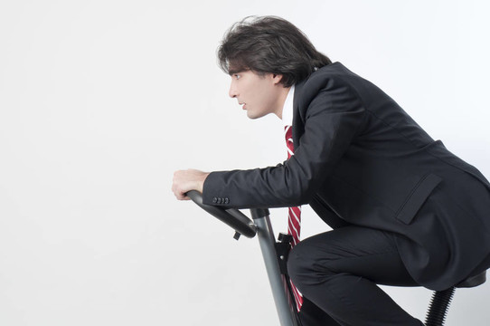 在會議上