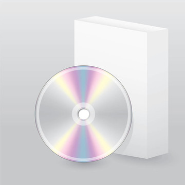 帶空白盒的光盤