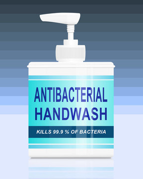 抗菌洗手液。