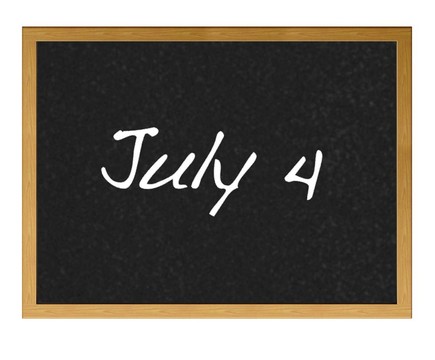 7月4日。