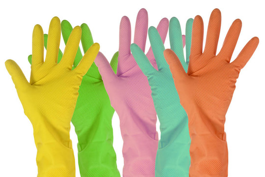 五彩色手套