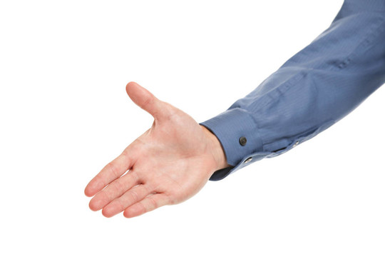 來(lái)自商人的握手手勢(shì)