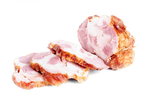 白底分離肉制品切片