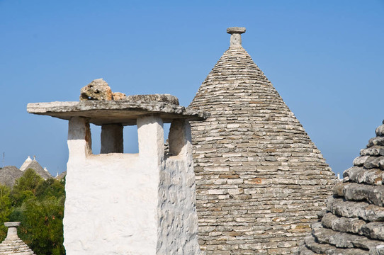 特魯利。阿爾貝羅貝洛。Apulia。