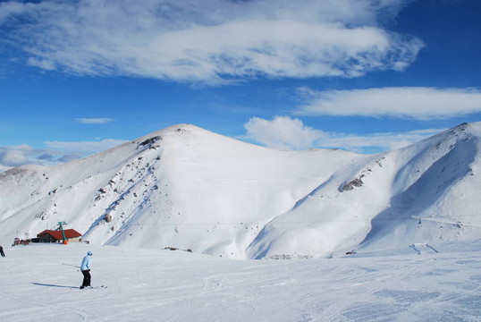 在土耳其palandoken雪山