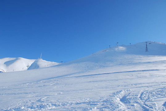 在土耳其palandoken雪山