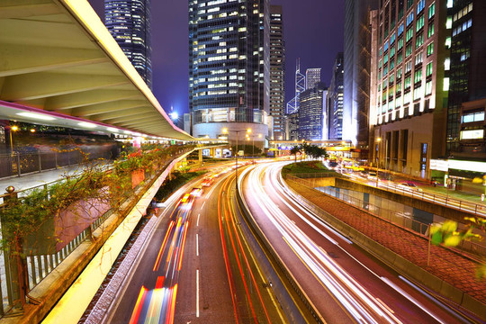 夜間城市交通