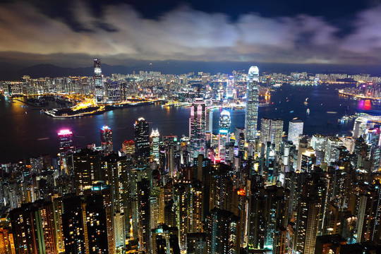 香港的夜晚
