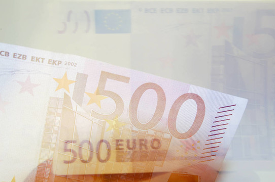 500歐元貨幣銀行票據(jù)