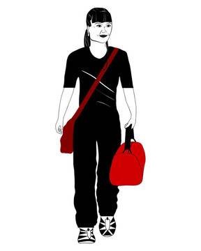 旅行的女人