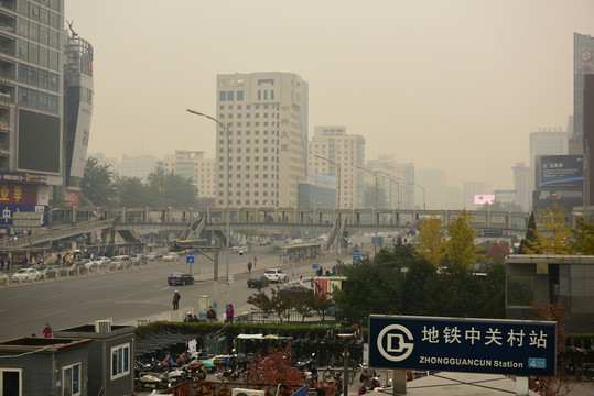 北京霧霾天