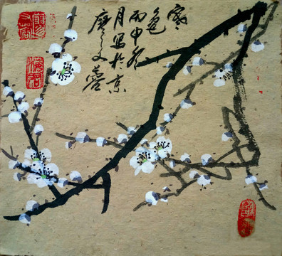 中國畫梅花