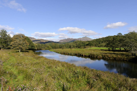 Y dyniewyd Afon Glaslyn模型