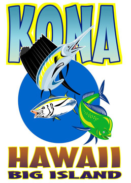 旗魚海豚魚黃魚