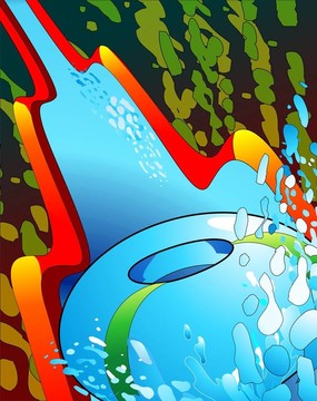 水滑梯
