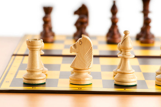 棋盤上的棋子